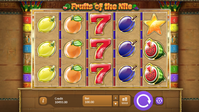 Онлайн автомат Fruits Of The Nile