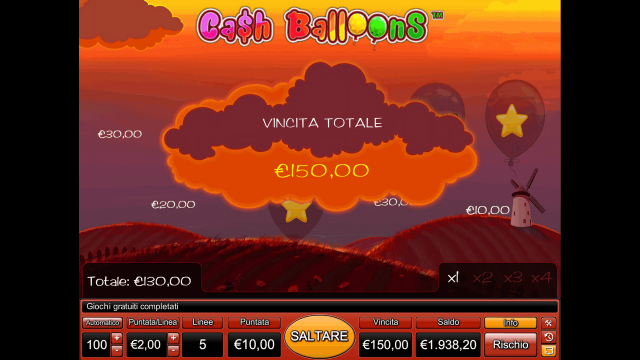 Популярный автомат Cash Balloons