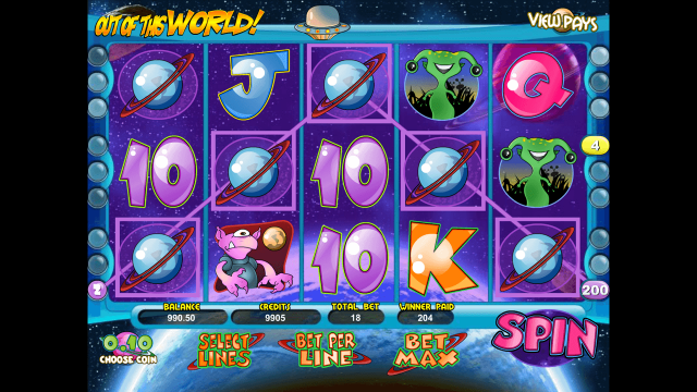 Игровой слот Out Of This World