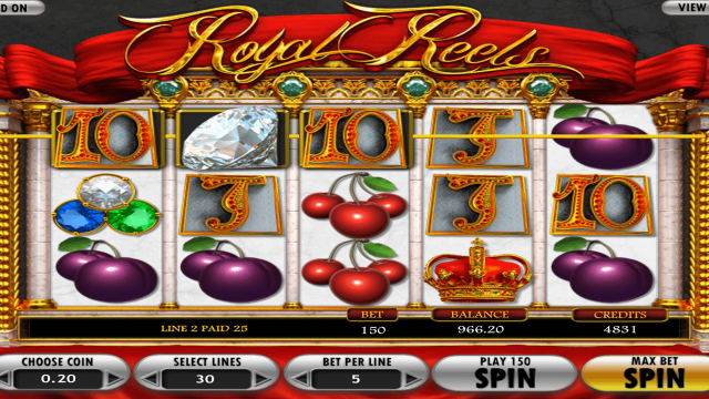 Популярный автомат Royal Reels