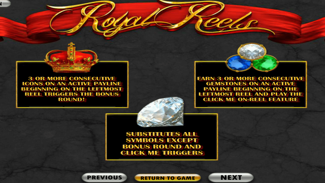 Игровой аппарат Royal Reels