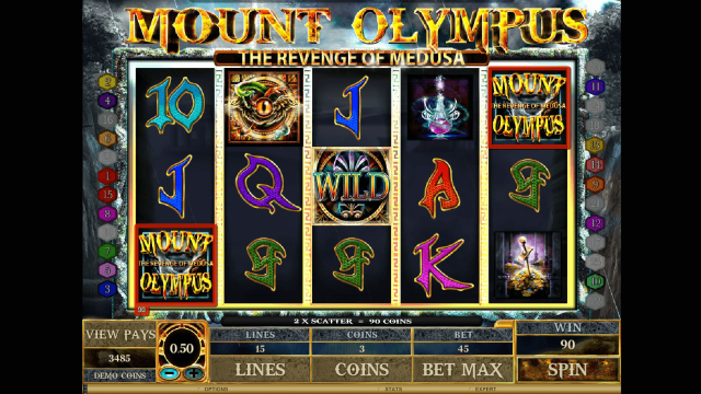 Игровой автомат Mount Olympus - Revenge Of Medusa