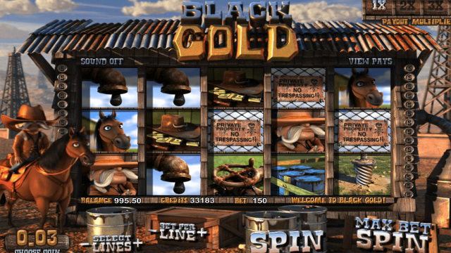 Популярный автомат Black Gold