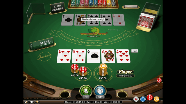 Игровой автомат Caribbean Stud Poker Professional Series