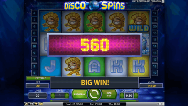 Онлайн автомат Disco Spins