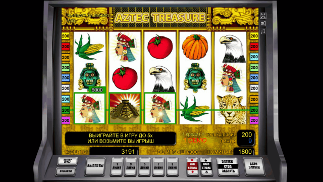 Популярный автомат Aztec Treasure