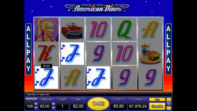 Игровой автомат American Diner